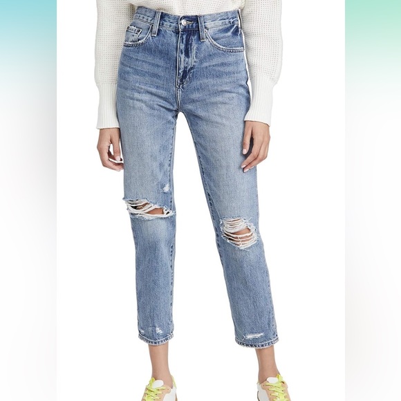 Pistola Presley High Rise Relaxed Roller Jean In Los Feliz New With Tag Size 28” - Picture 12 of 14